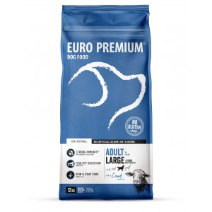 Euro Premium Adult Large à l'agneau et au riz pour chien