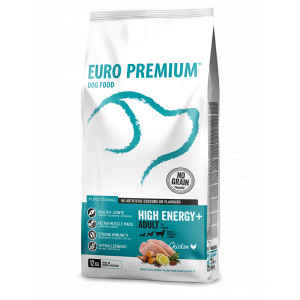 Euro Premium Grainfree Adult High Energy+ au poulet & aux pommes de terre pour chien