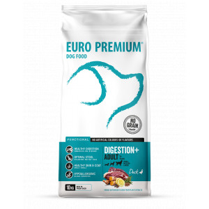Euro Premium Grainfree Adult Digestion+ au canard et aux pommes de terre pour chien 2 x 10 kg