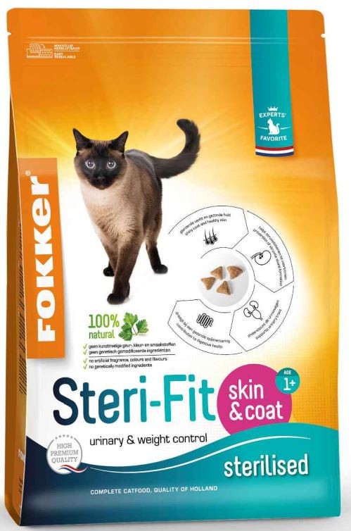 Fokker Steri-Fit Skin & Coat kattenvoer