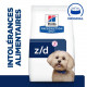 Hill's Prescription Diet Z/D Food Sensitivities Mini pour petit chien