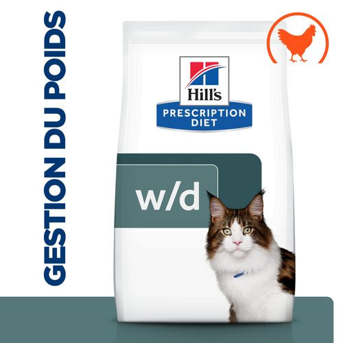 Hill's Prescription W/D Digestive Weight Management pour chat