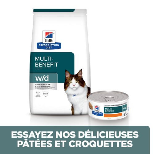 Hill's Prescription W/D Digestive Weight Management pour chat