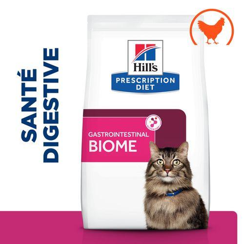 Hill's Prescription Gastrointestinal Biome Digestive/Fibre poulet chat