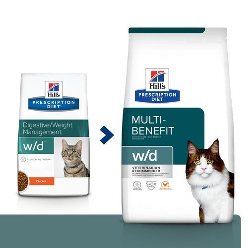 Hill's Prescription W/D Digestive Weight Management pour chat