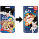 Felix Crispies de boeuf et de poulet pour chat