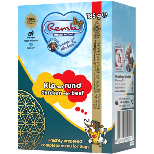 Pâtée Renske fraîchement préparée au poulet pour chien 24 x 185 g