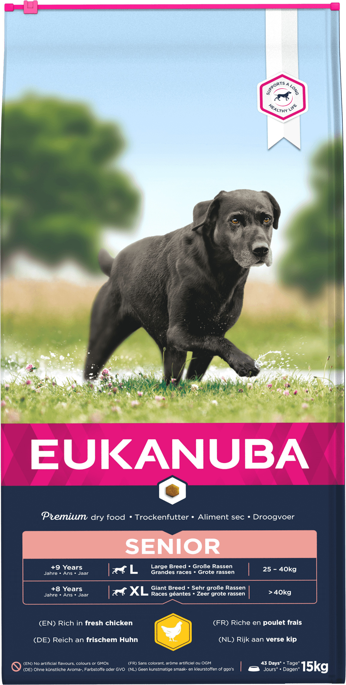 Eukanuba Caring Senior Small Large au poulet pour Chien