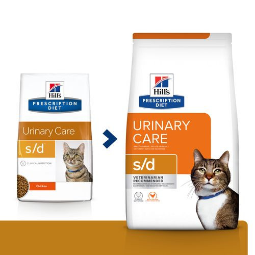 Hill's Prescription Diet S/D Urinary au poulet pour chat