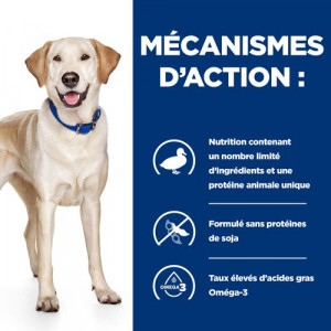 Hill's Prescription Diet D/D Food Sensitivities au canard & riz pour chien