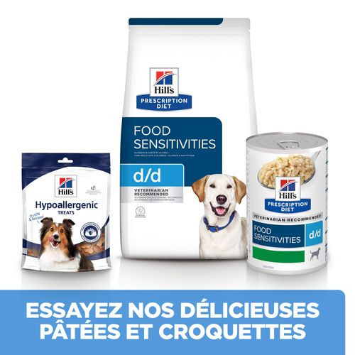 Hill's Prescription Diet D/D Food Sensitivities au canard & riz pour chien