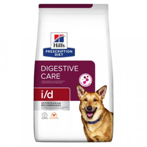 Hill's Prescription Diet I/D Digestive Care au poulet pour chien 12 kg + gratuit (3 x 360g) Digestive Care