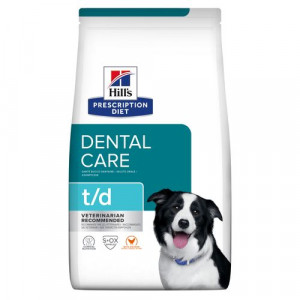 Hill's Prescription Diet T/D Dental au poulet pour chien 4 kg