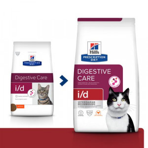 Hill's Prescription Diet I/D Digestive au poulet pour chat et chaton