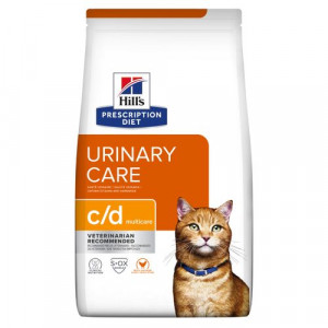 Hill's Prescription Diet C/D Multicare Urinary Care au poulet pour chat 2 x 3 kg