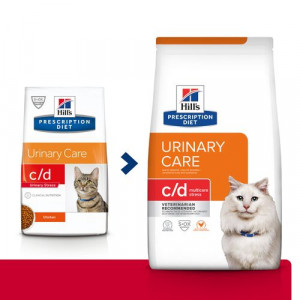 Hill's Prescription Diet C/D Multicare Stress Urinary Care au poulet pour chat
