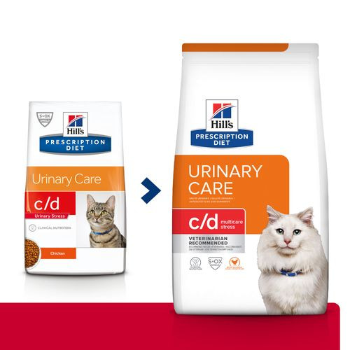 Hill's Prescription Diet C/D Multicare Stress Urinary Care au poulet pour chat