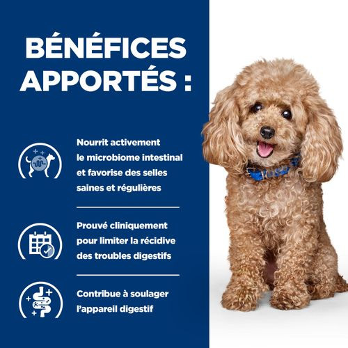 Hill’s Prescription Diet Gastrointestinal Biome Mini au poulet pour chien