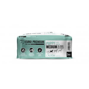 Euro Premium Puppy Medium au poulet et riz pour chiot
