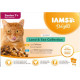 Iams Delights Senior Land & Sea Collection pâtée à la viande & au poisson en sauce pour chat (12x85g)