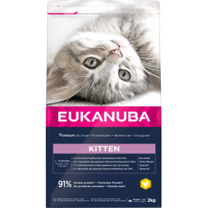 Eukanuba Kitten au poulet pour chaton 2 x 10 kg