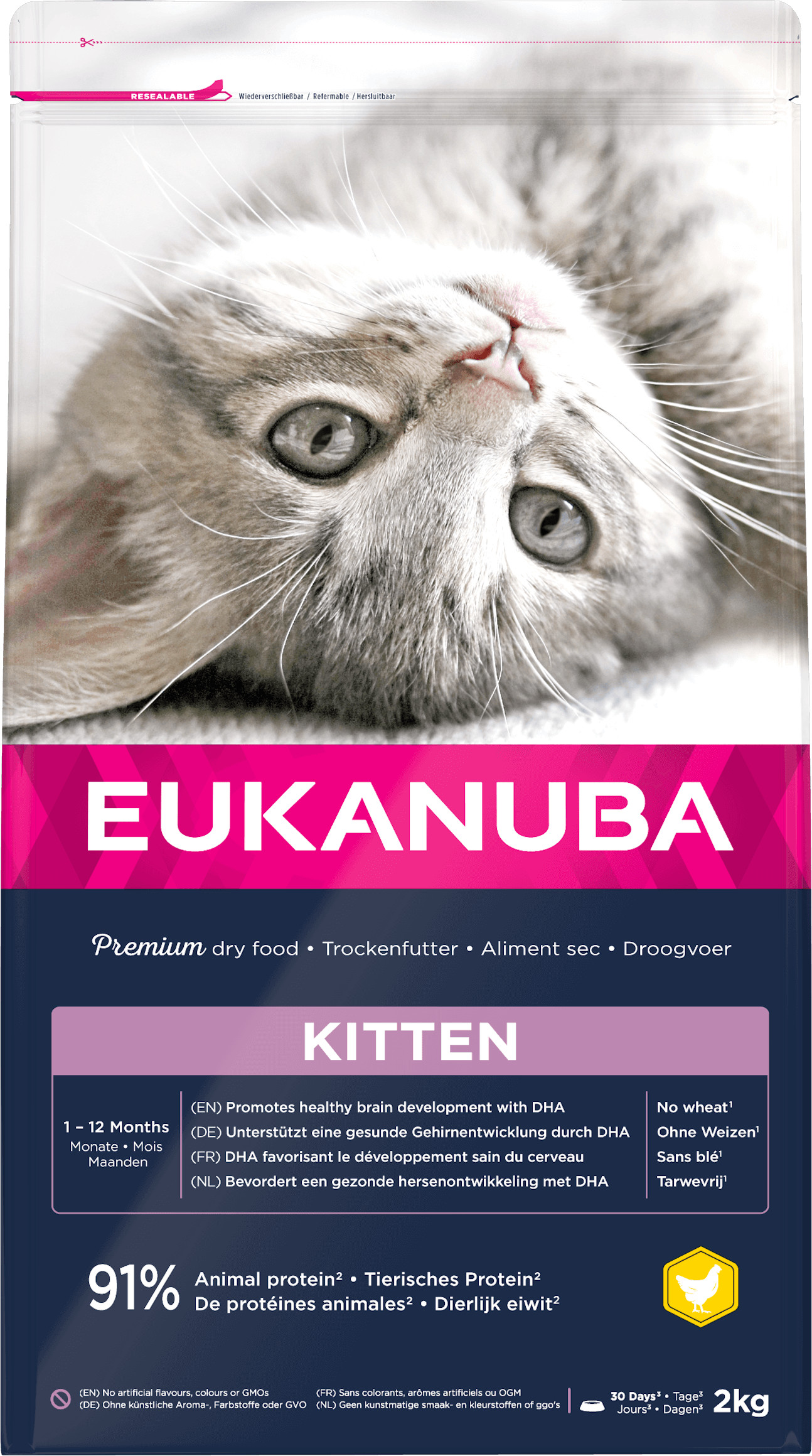 Eukanuba Kitten au poulet pour chaton