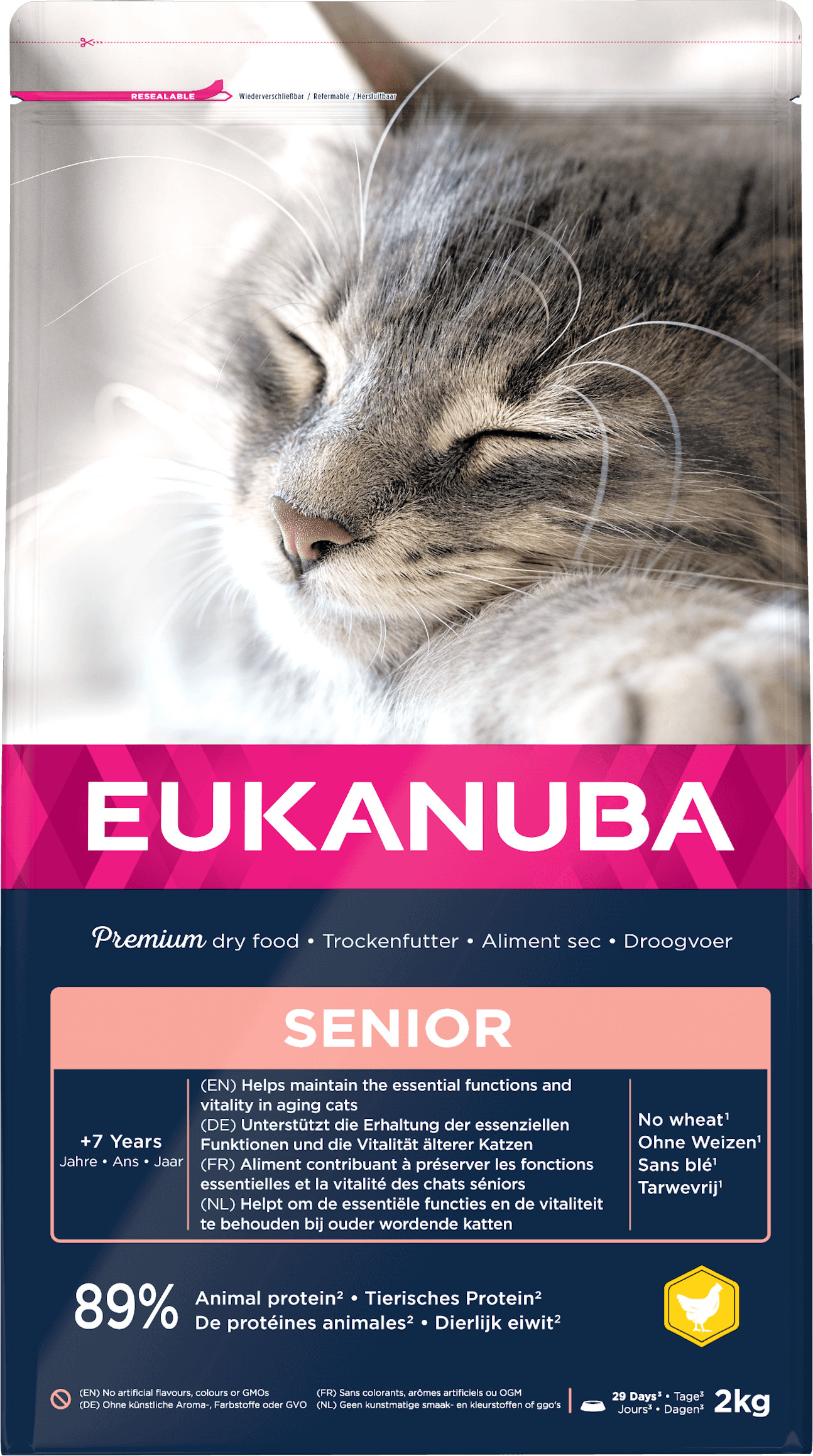 Eukanuba Senior au poulet pour chat