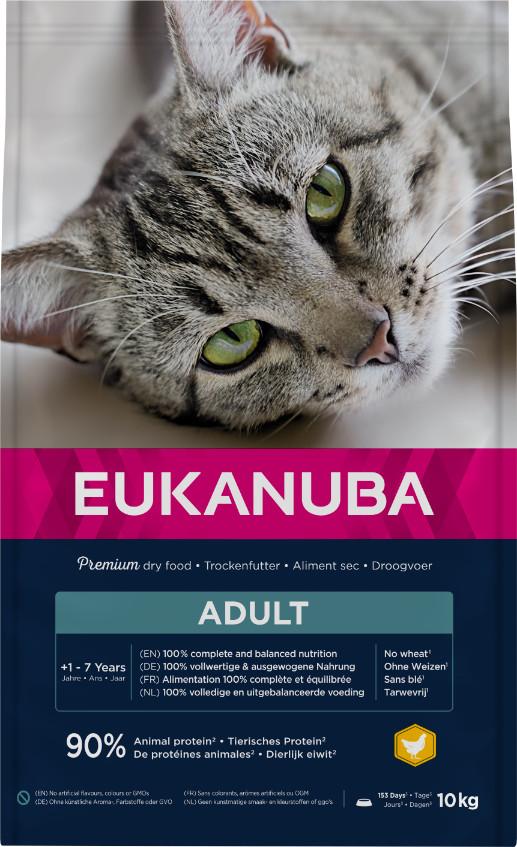 Eukanuba Adult au poulet pour chat
