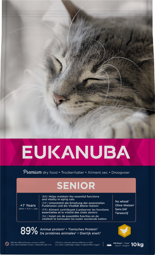 Eukanuba Senior au poulet pour chat