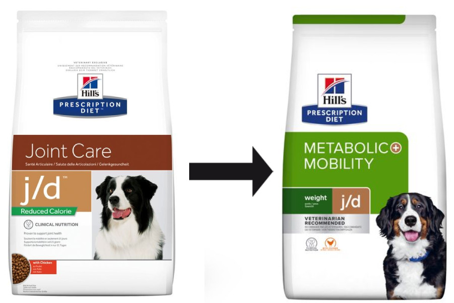 Hill's Prescription Diet J/D Metabolic+Mobility au poulet pour chien
