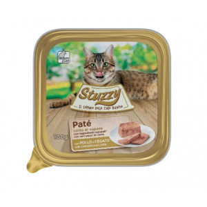 Stuzzy Pâtée au poulet et foie pour chat 100 gr. 4 lots (128 x 100 g)