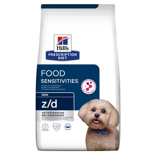 Image de 4 x 6 kg Hill's Prescription Diet Z/D Food Sensitivities Mini pour petit chien