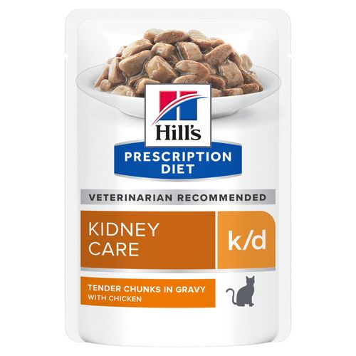 Hill’s Prescription Diet Féline Chat K/D, poulet