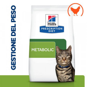 Hill's Prescription Diet Metabolic au poulet pour chat 2 x 8 kg