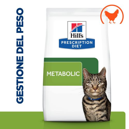 Image de 2 x 12 kg Hill's Prescription Diet Metabolic au poulet pour chat