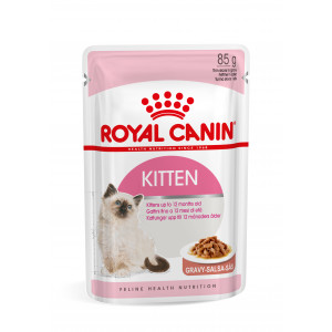 Royal Canin Kitten en sauce pâtée pour chaton (85 g) 2 boîtes (24 x 85 g)