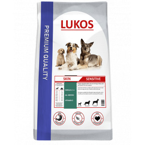 Lukos Skin Sensitive pour chien 2 x 12 kg