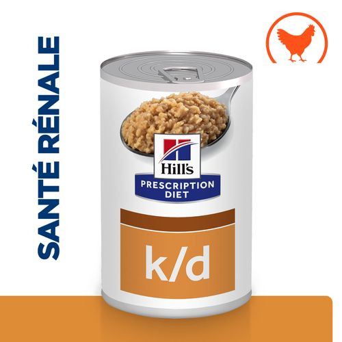 Hill's Prescription Diet K/D Kidney Care pâtée pour chien (boîte)