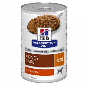 Hill's Prescription Diet K/D Kidney Care pâtée pour chien (boîte) 4 lots (48 x 370 g)