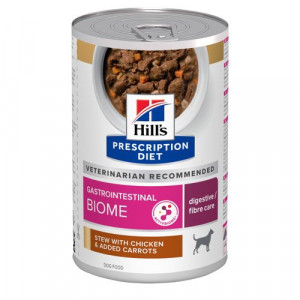 Hill's Prescription Diet Gastrointestinal Biome mijoté pour chien au poulet & carottes (boîte) 2 lots (24 x 354 g)