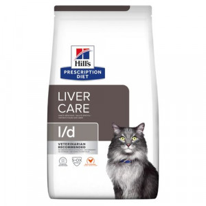 Hill's Prescription Diet L/D Liver au poulet pour chat 1,5 kg