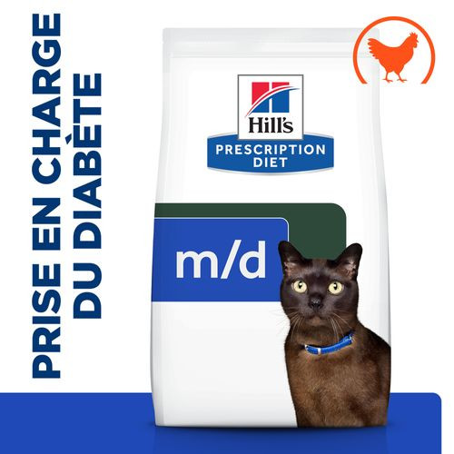 Hill's Prescription Diet M/D Diabetes au poulet pour chat