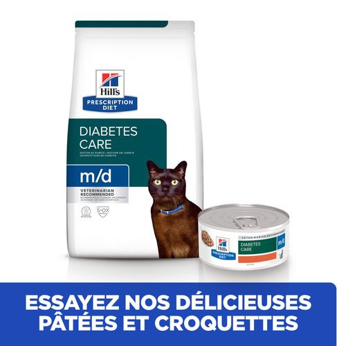 Hill's Prescription Diet M/D Diabetes au poulet pour chat