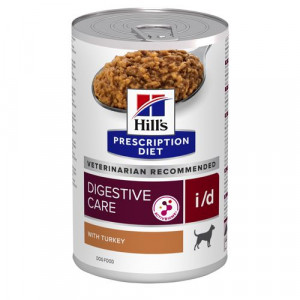 Hill's Prescription Diet I/D Digestive pâtée à la dinde pour chien (boîte) 2 lots (24 x 360 g)
