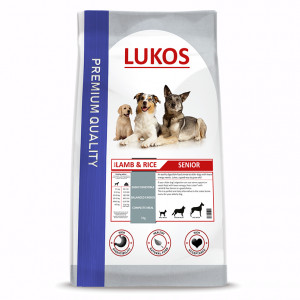 Lukos Senior à l'agneau & riz pour chien 1 kg