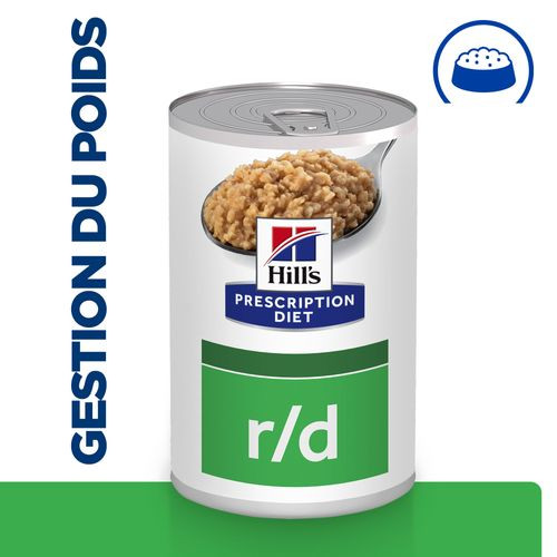 Hill's Prescription Diet R/D Weight Loss pâtée pour chien (boîte)