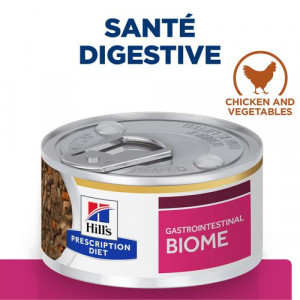 Hill's Prescription Diet Gastrointestinal Biome mijoté au poulet & aux légumes pour chat (boîte)