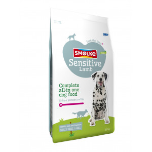 Smølke Sensitive à l'agneau pour chien 2 x 3 kg