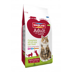 Smølke Adult Daily Balance met lam kattenvoer