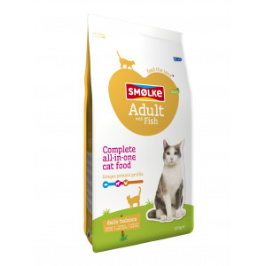 Smølke Adult au poisson et riz pour chat 4 kg
